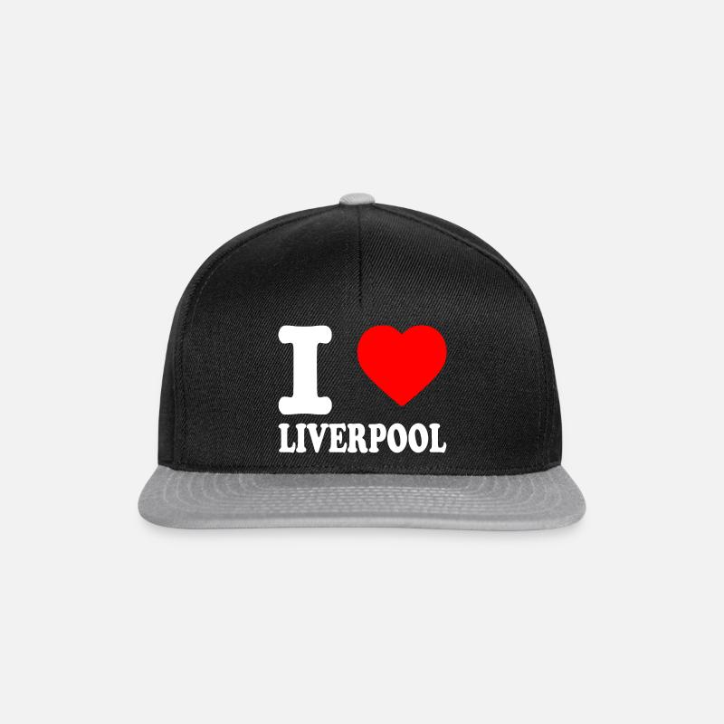 Liverpool - Snapback Cap - Schwarz/Grau