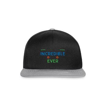 To the most incredible dad ever - Casquette snapback - noir/gris - Devant