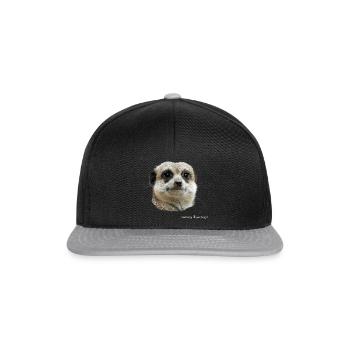 Erdmännchen - Snapback Cap - Schwarz/Grau - Vorne