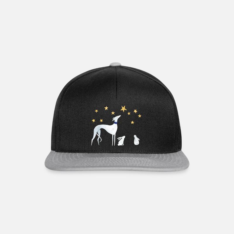 Sternengucker - Snapback Cap - Schwarz/Grau
