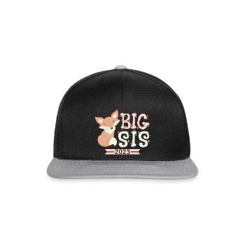 Grande Sœur 2023 Grande Sœur 23 - Casquette snapback - noir/gris - Devant