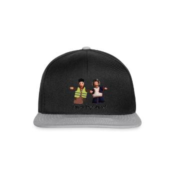 Guignol gilet Jaune - Casquette snapback - noir/gris - Devant