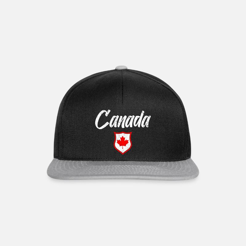Canada - Casquette snapback - noir/gris