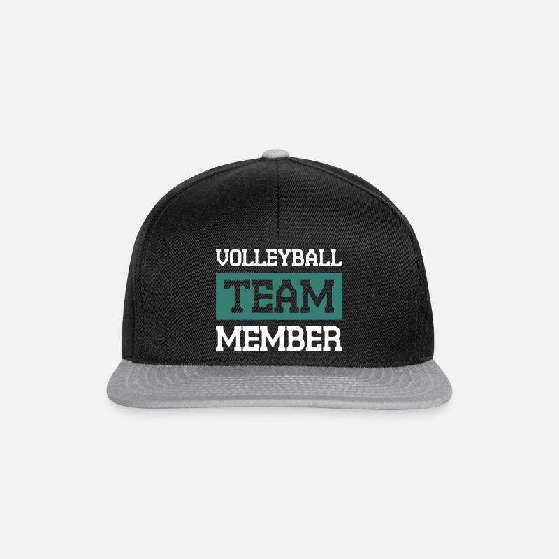 Volleyball Team - Snapback Cap - Schwarz/Grau
