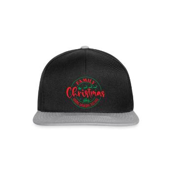 Family Christmas Memories - Snapback Cap - black/grey - Front
