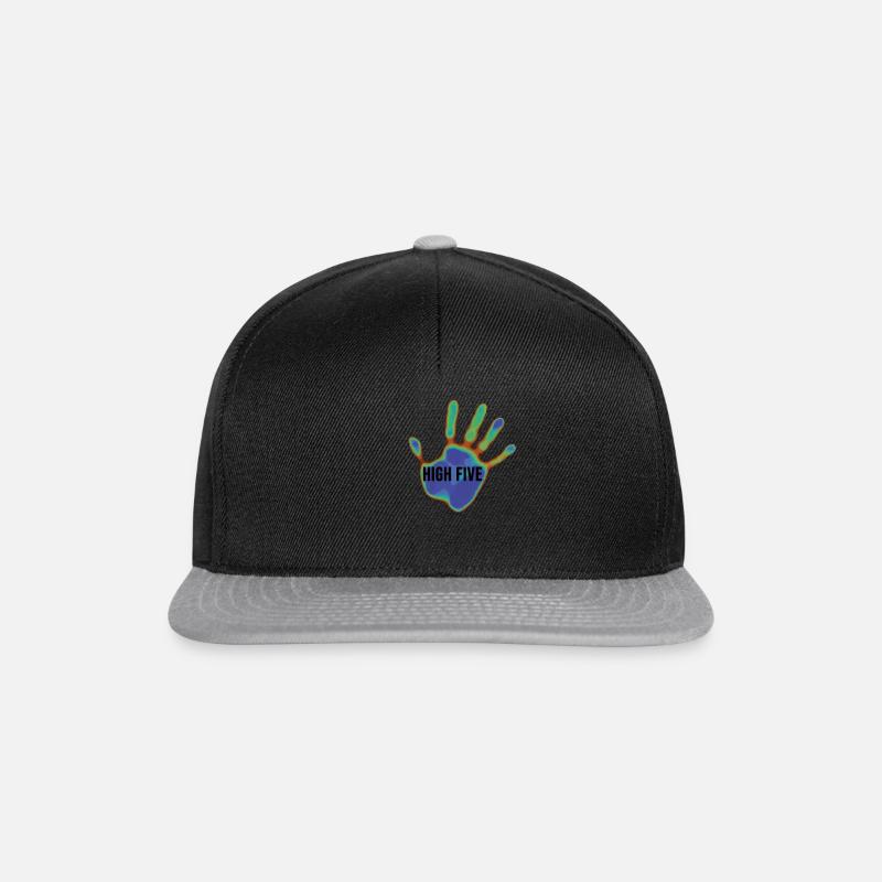 High Five - Snapback Cap - Schwarz/Grau