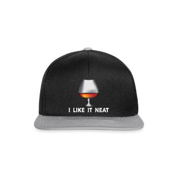 Whiskey trinken Whiskey trinken Whiskey Geschenk - Snapback Cap - Schwarz/Grau - Vorne
