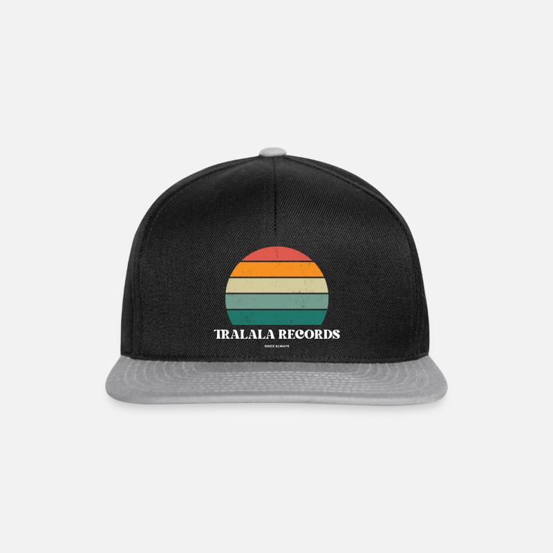 TRALALA RECORDS - Snapback Cap - Schwarz/Grau