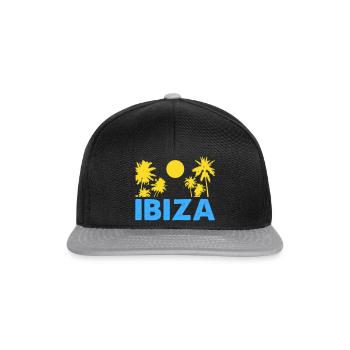 Ibiza - Casquette snapback - noir/gris - Devant