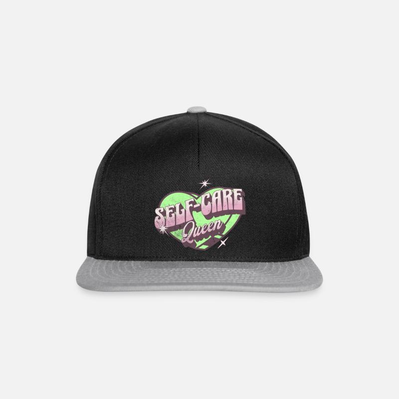 self-care queen - Snapback Cap - black/grey