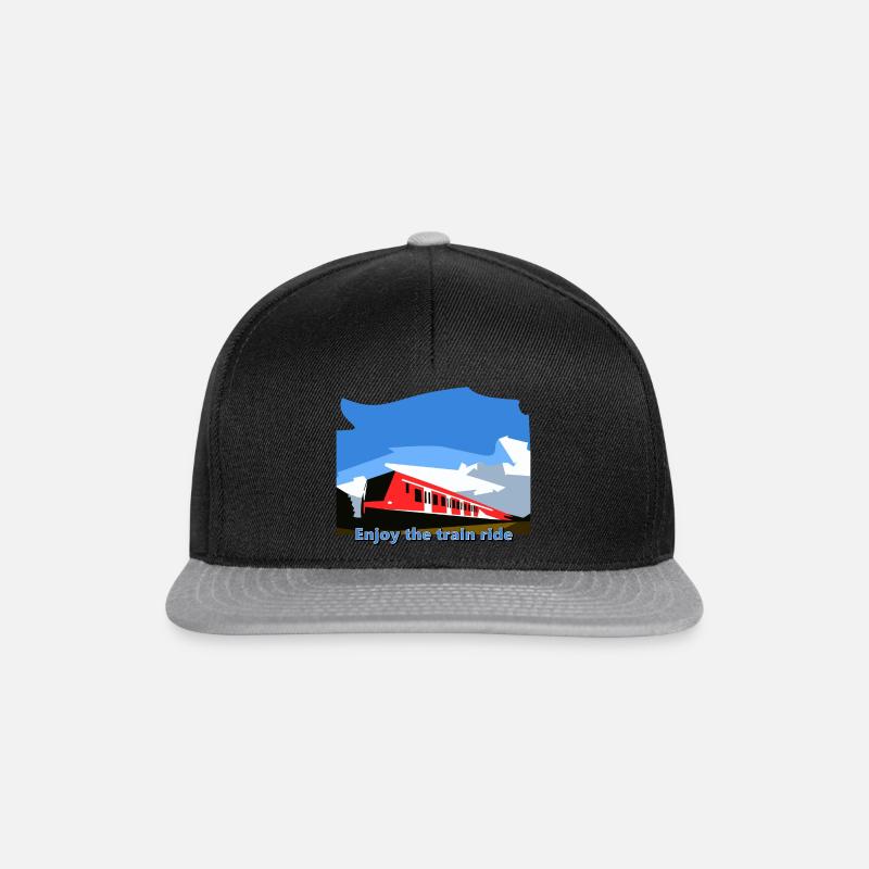 trainride - Snapback Cap - Schwarz/Grau