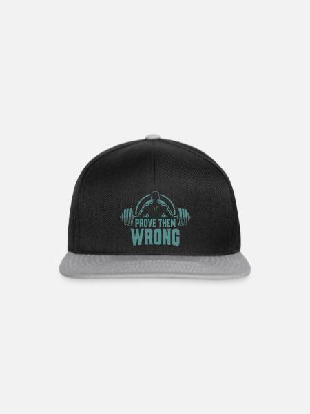 Prove Them Wrong - Snapback Cap - Schwarz/Grau