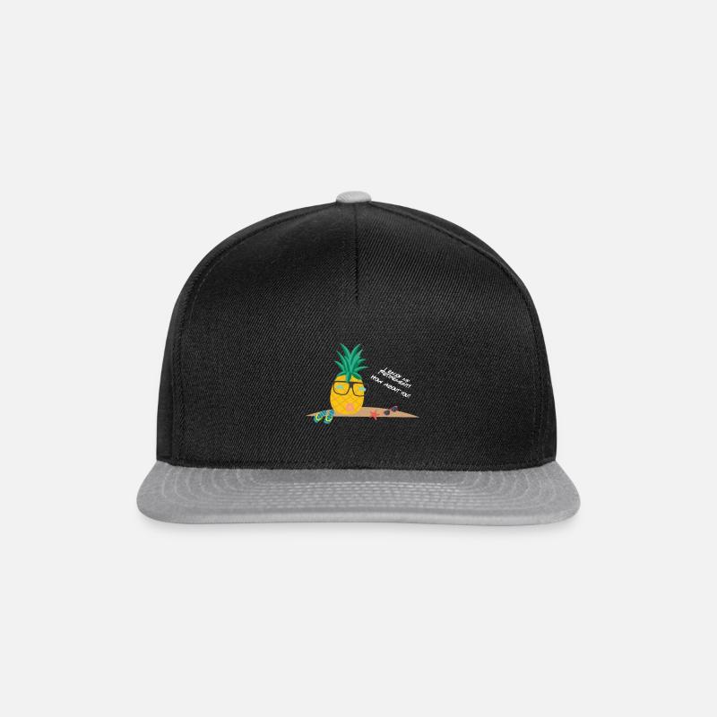 Pineapple retired - Snapback Cap - black/grey