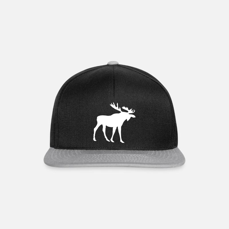 Elche Elch - Snapback Cap - Schwarz/Grau