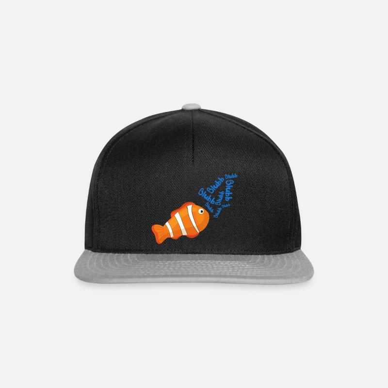 Blubb 1.0 - Snapback Cap - Schwarz/Grau