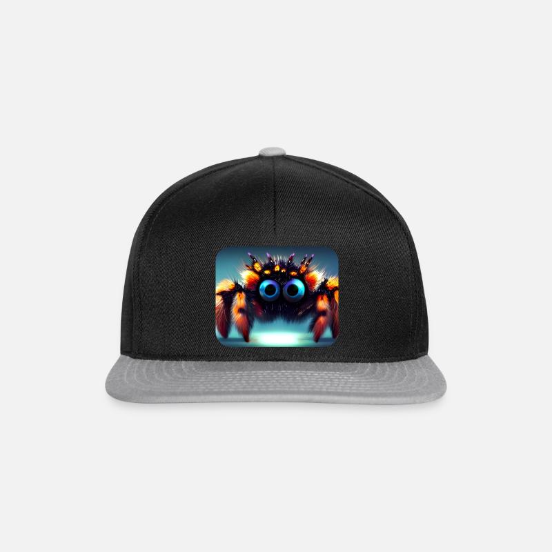 Spinnentier - Snapback Cap - Schwarz/Grau