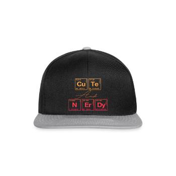 Funny saying for scientists & geeks - Snapback Cap - black/grey - Front