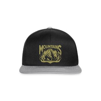 Forêt - Casquette snapback - noir/gris - Devant