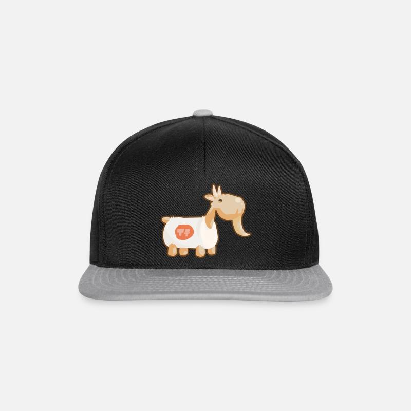 Ziegenziegel - Snapback Cap - Schwarz/Grau