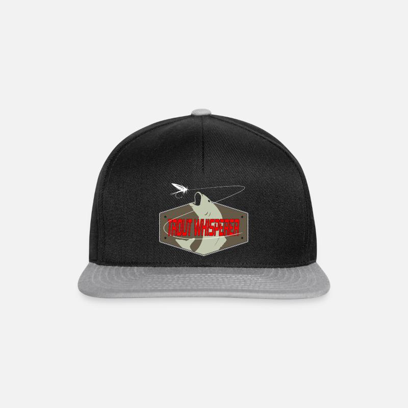 Trout Whisperer - Snapback Cap - Schwarz/Grau
