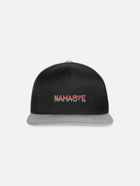 Namaste - Snapback Cap - Schwarz/Grau