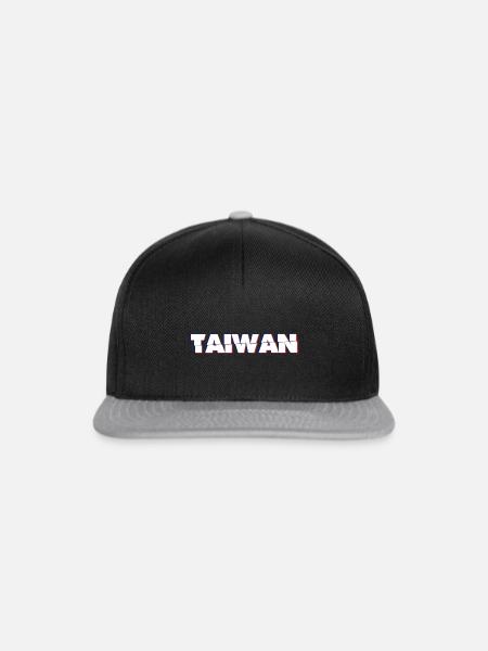 Taiwan - Snapback Cap - Schwarz/Grau