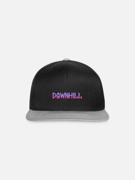 Downhill - Snapback Cap - Schwarz/Grau