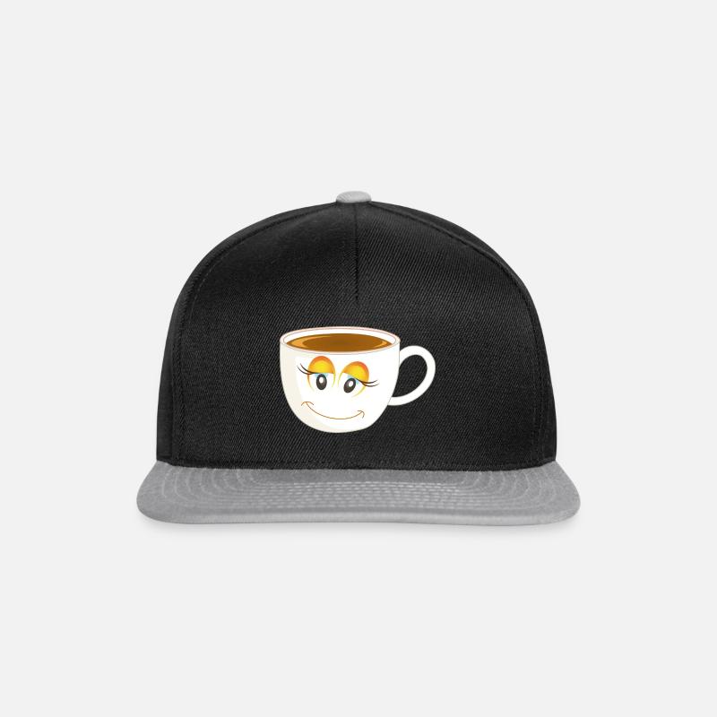 Tasse - Snapback Cap - Schwarz/Grau