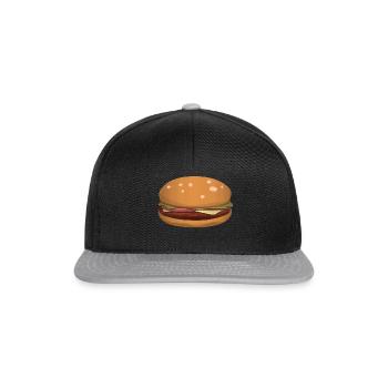 Hamburgers / Burgers - Snapback Cap - black/grey - Front