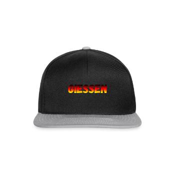 Gießen - Snapback Cap - Schwarz/Grau - Vorne