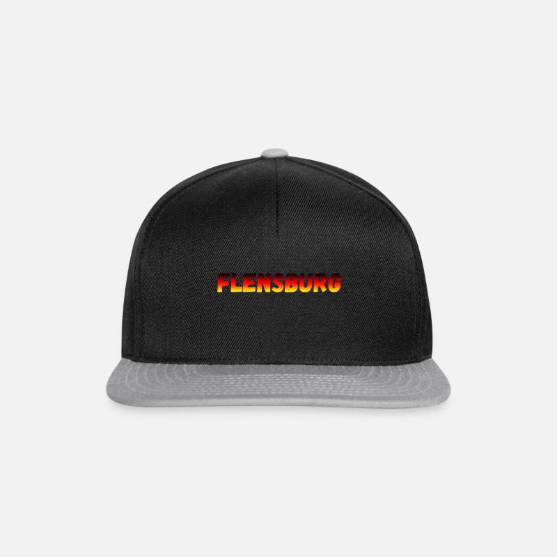 Flensburg - Snapback Cap - Schwarz/Grau