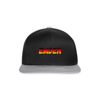 Emden - Casquette snapback - noir/gris - Devant