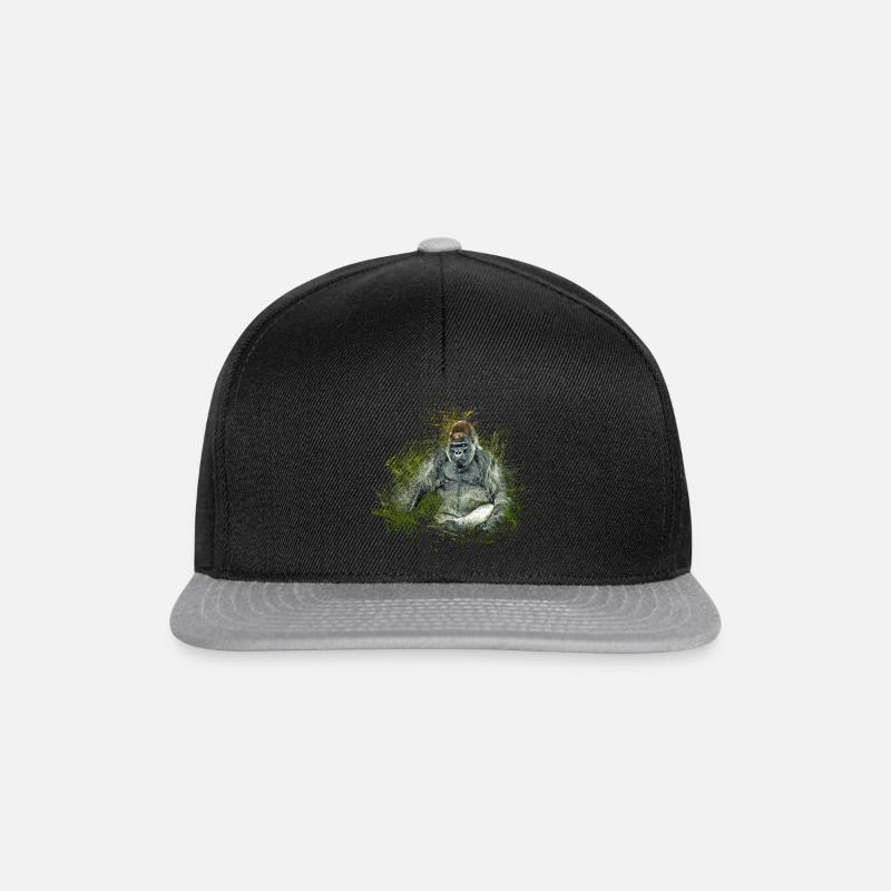 Gorilla - Snapback Cap - Schwarz/Grau