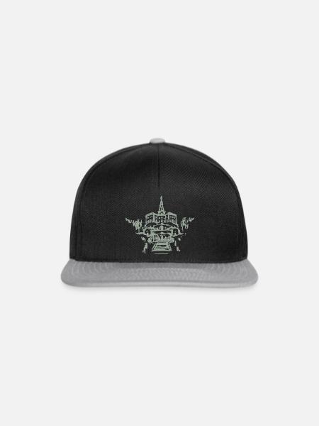 Herkules - Kassel - Snapback Cap - Schwarz/Grau