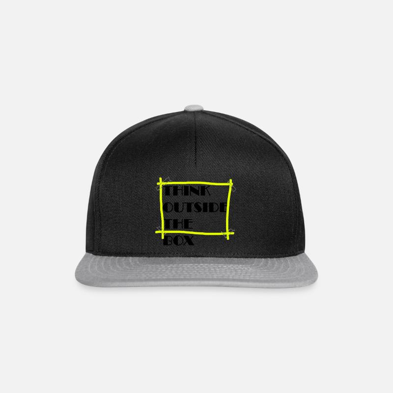 Be different - Snapback Cap - Schwarz/Grau