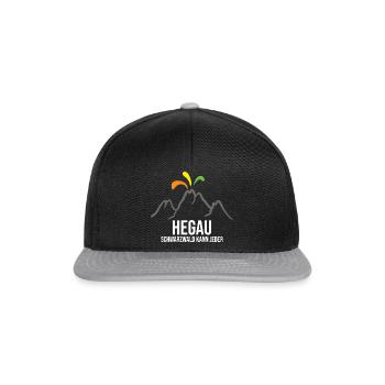 Hegau Schwarzwald kann jeder - Snapback Cap - Schwarz/Grau - Vorne