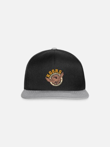 Koors - designed to riding performance - Snapback Cap - Schwarz/Grau