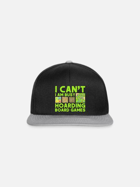 Sammeln Spieler Sammlung Geschenk - Snapback Cap - Schwarz/Grau