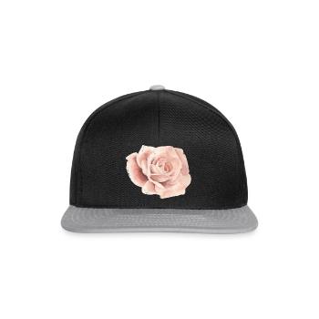Rose - Casquette snapback - noir/gris - Devant
