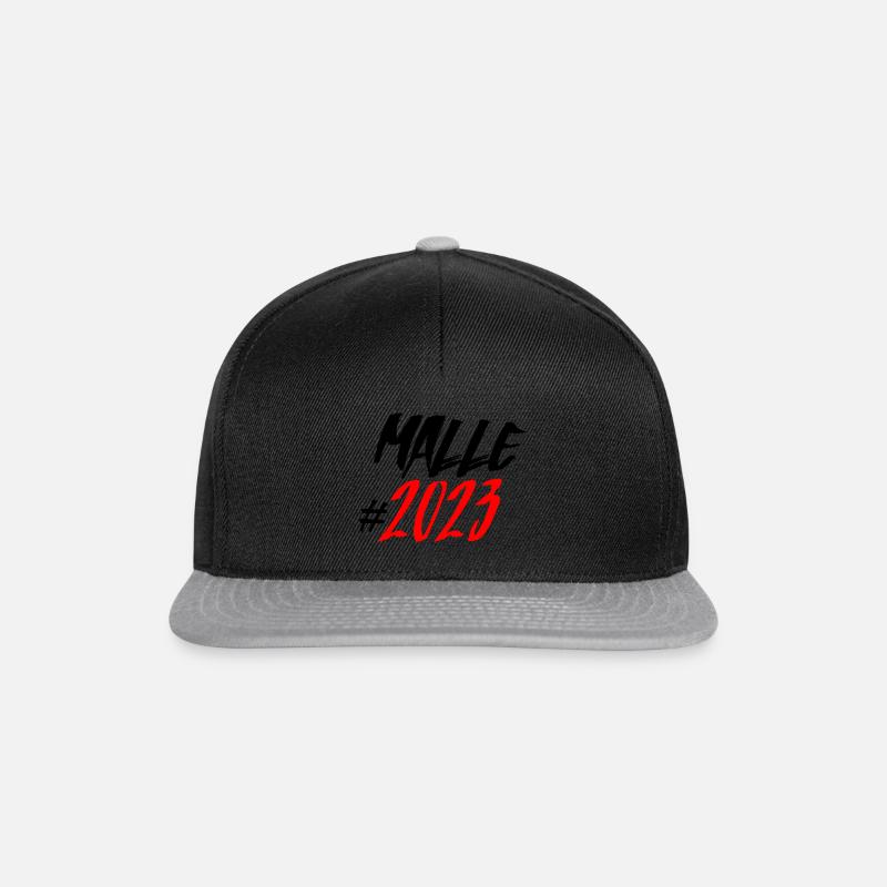 Malle 2023 - Snapback Cap - Schwarz/Grau