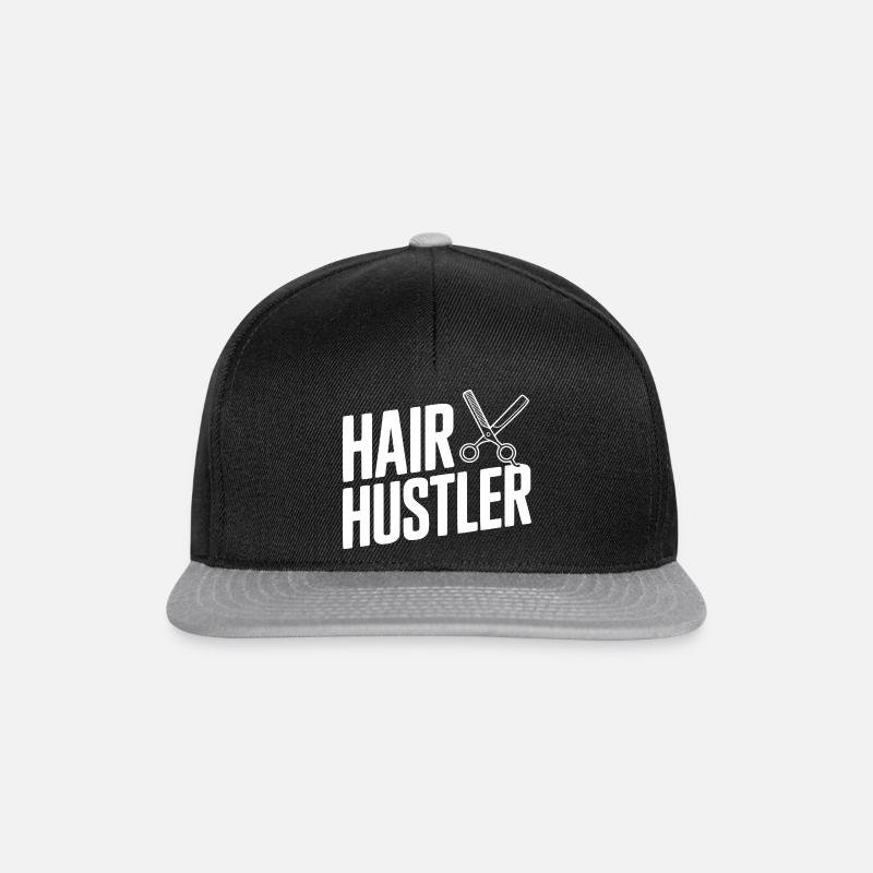 Haar-Hustler - Snapback Cap - Schwarz/Grau