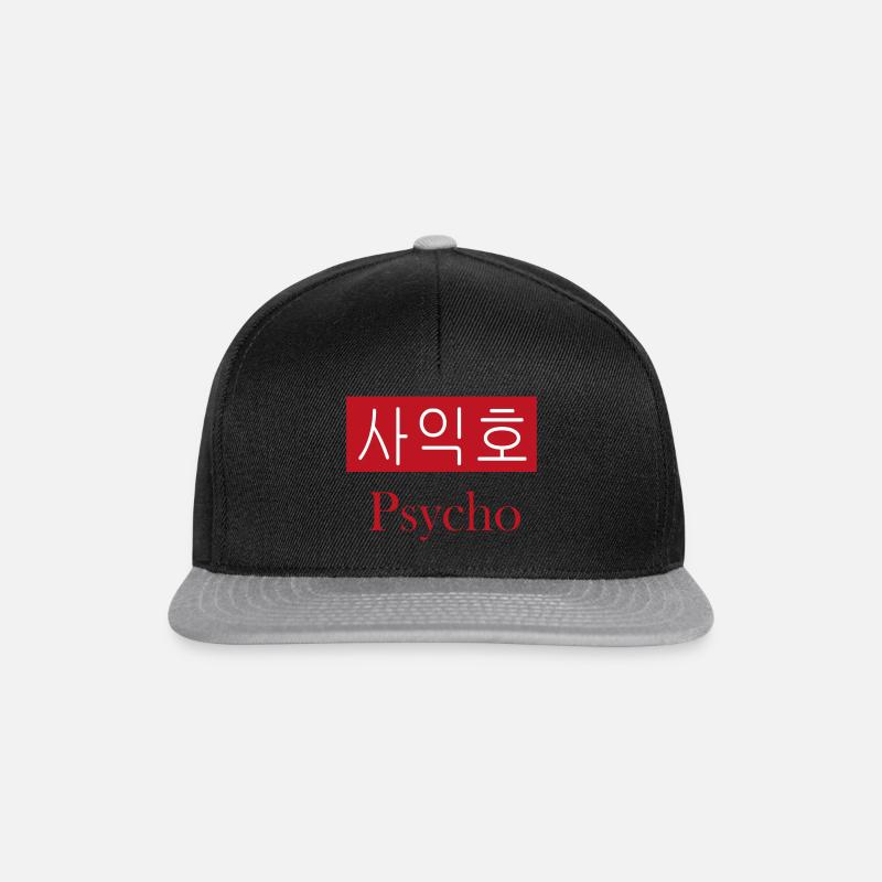 Psycho - Casquette snapback - noir/gris