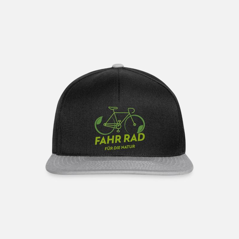 FAHR RAD - Snapback Cap - Schwarz/Grau