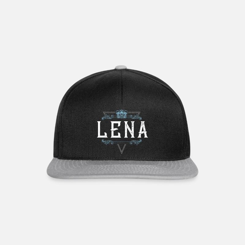Lena - Snapback Cap - Schwarz/Grau