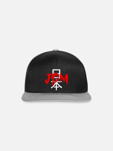 JDM Tuning Japan Nihon - Snapback Cap - Schwarz/Grau
