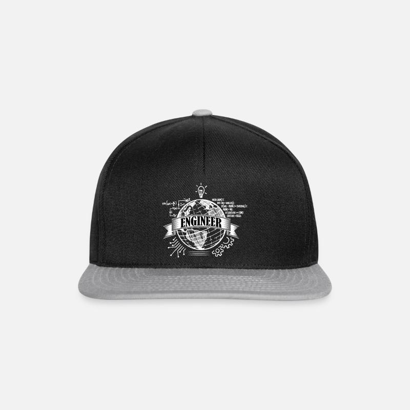 Ingenieur - Snapback Cap - Schwarz/Grau