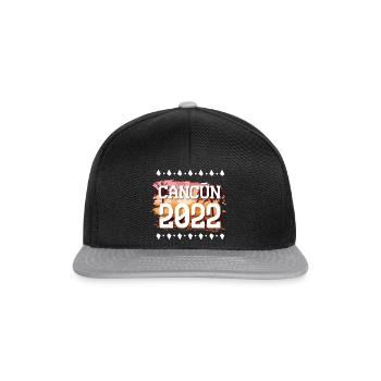 Cancun 2022 - Snapback Cap - Schwarz/Grau - Vorne