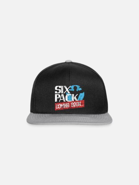Six Pack Coming Soon 32 - Snapback Cap - Schwarz/Grau
