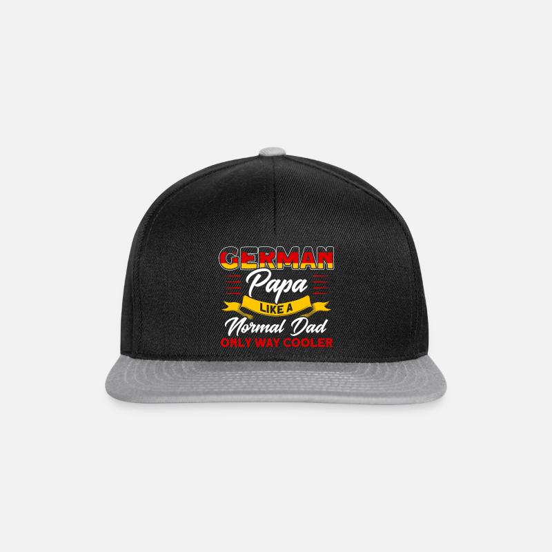 German origin Germany German pride - Snapback Cap - black/grey