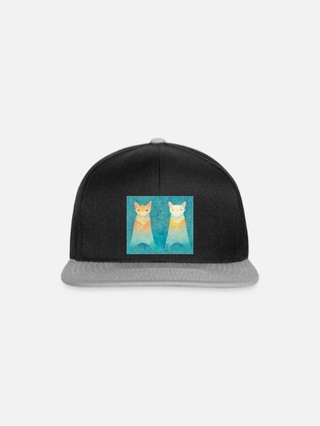 Zwei Mimir (Meme) - Snapback Cap - Schwarz/Grau